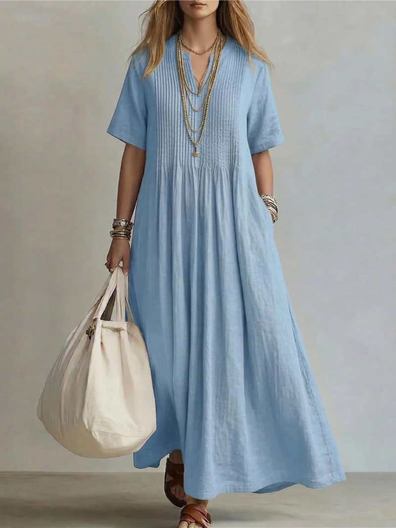 Robe Dina Plissée & Longue