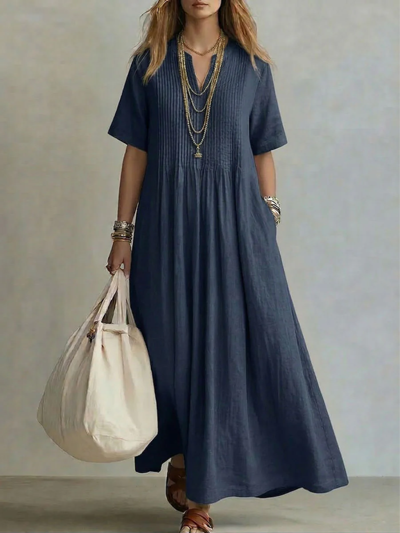 Robe Dina Plissée & Longue