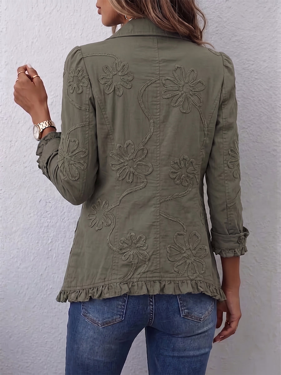 Veste Buena Ornée De Broderies Florales