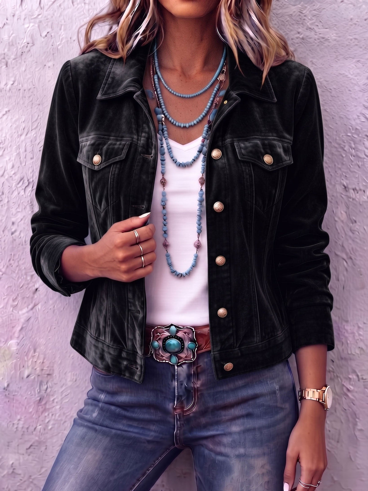 Veste Misha En Velours