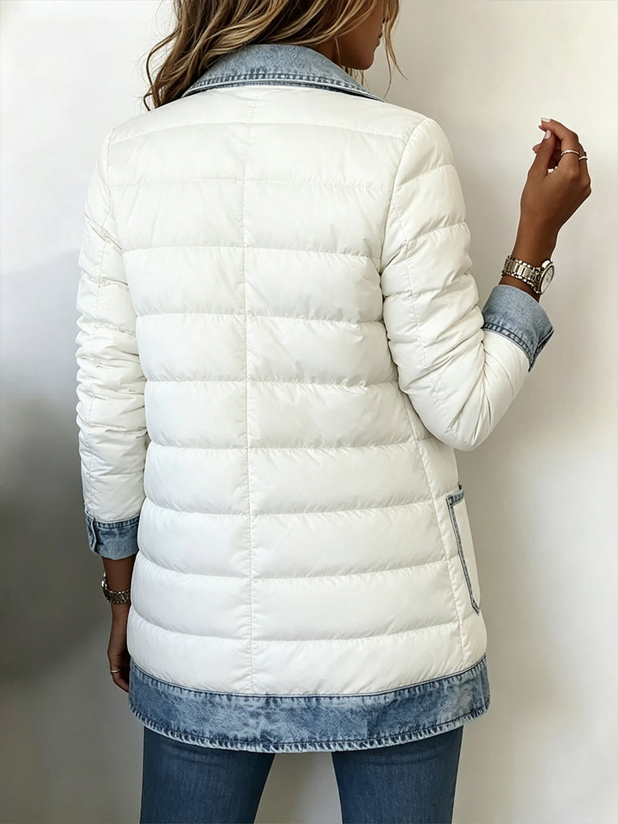 Doudoune Jade Matelassée En Jean
